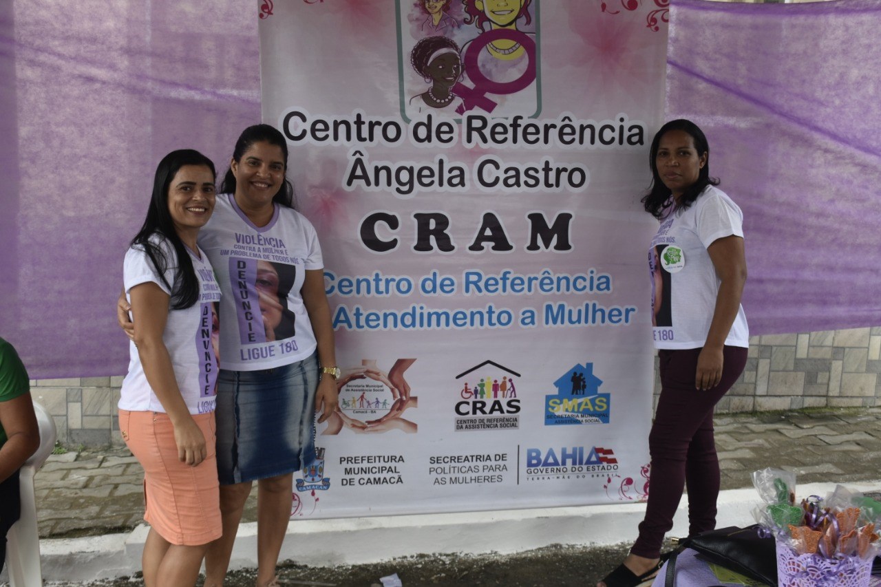 Camacã: II Pit Stop realizado pelo CRAM mobiliza a população no combate a violência contra a mulher

